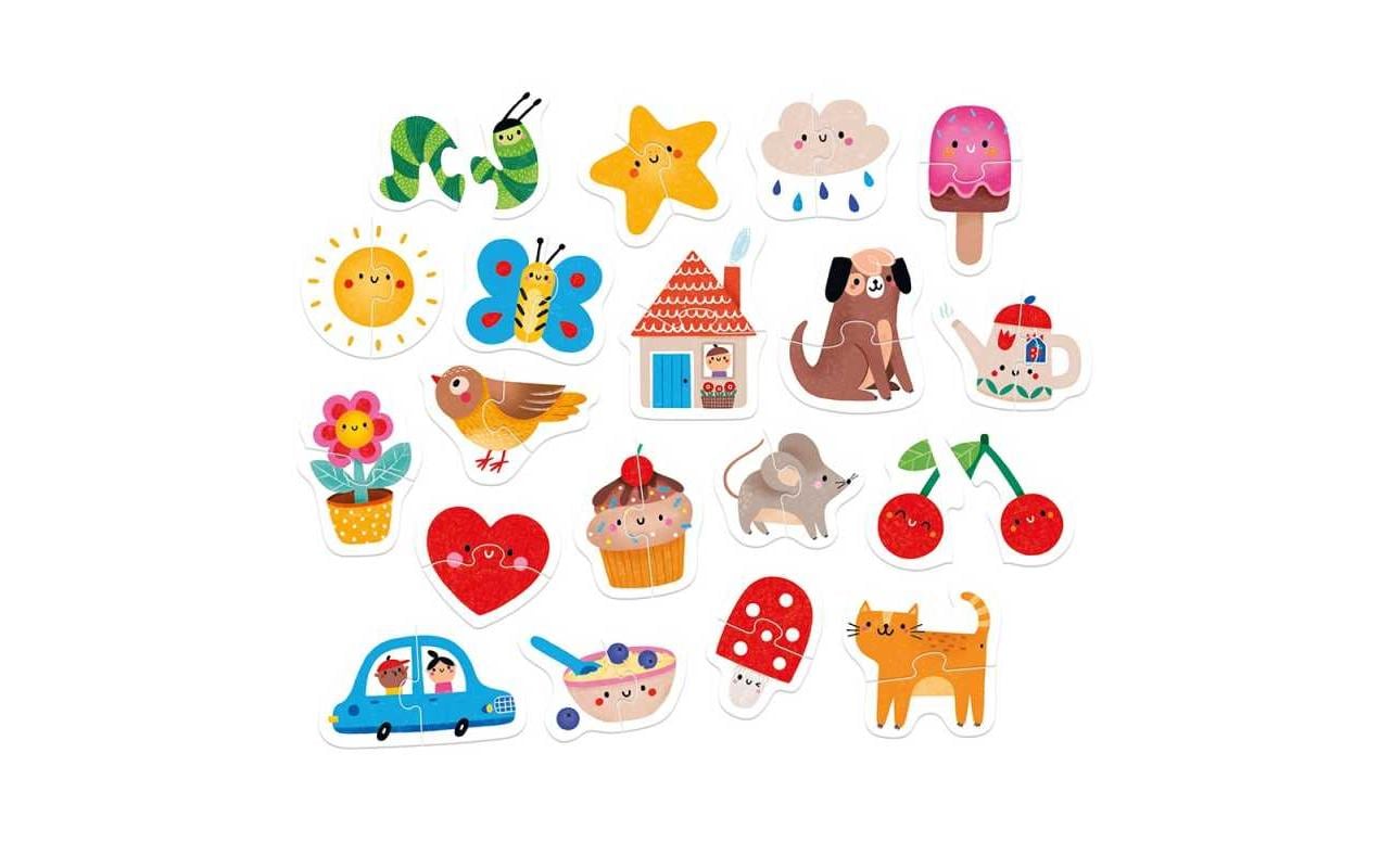 Banana panda Puzzle My First Happy Pairs – Tiere – 19 Teile – 50,8 cm – ab 1,25 Jahren – Karton