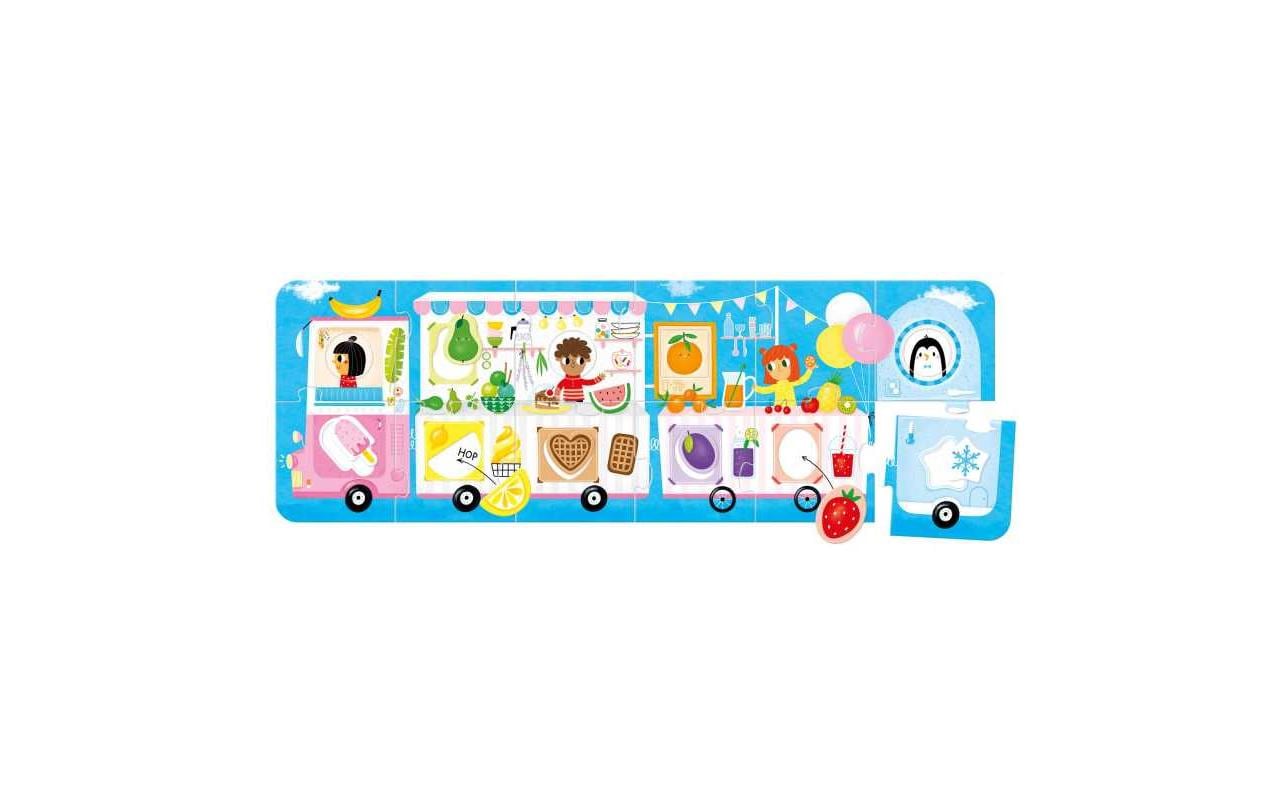 Banana panda Puzzle Fahrzeuge – 23 Teile – 33 × 98 cm – ab 2 Jahren