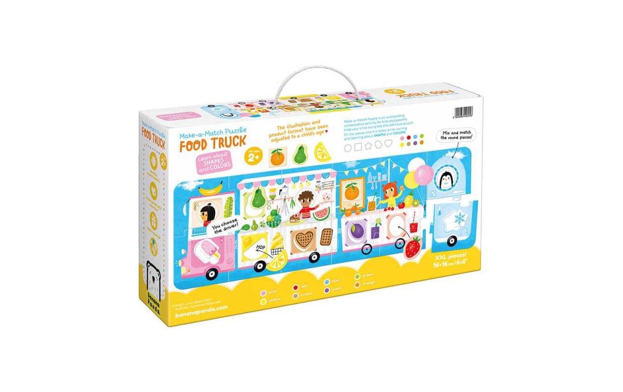 Banana panda Puzzle Fahrzeuge – 23 Teile – 33 × 98 cm – ab 2 Jahren