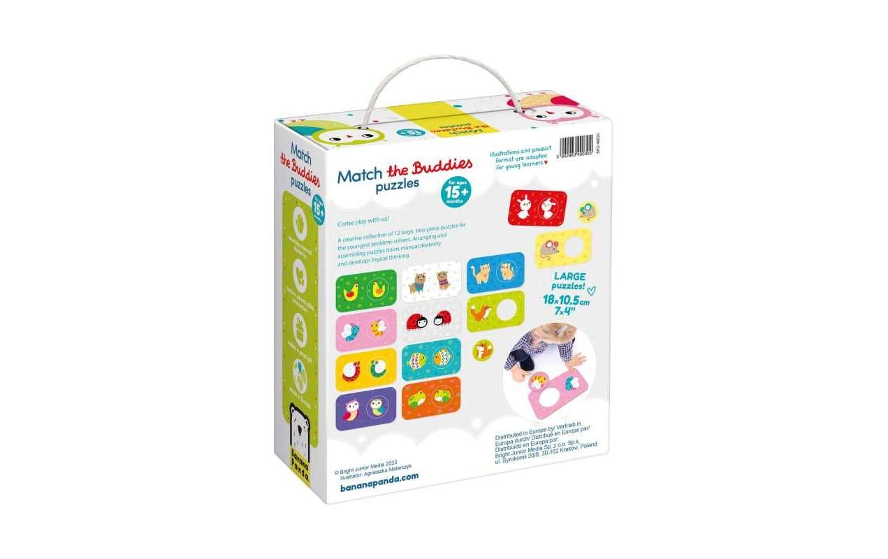 Banana panda Puzzle Match The Buddies – Logikspiel, ab 15 Monaten, mehrsprachig