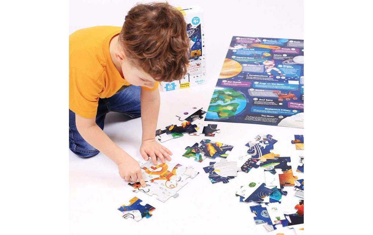 Banana panda Puzzle Astronomie – 60 Teile – 30,5 × 35,6 cm – ab 4 Jahren