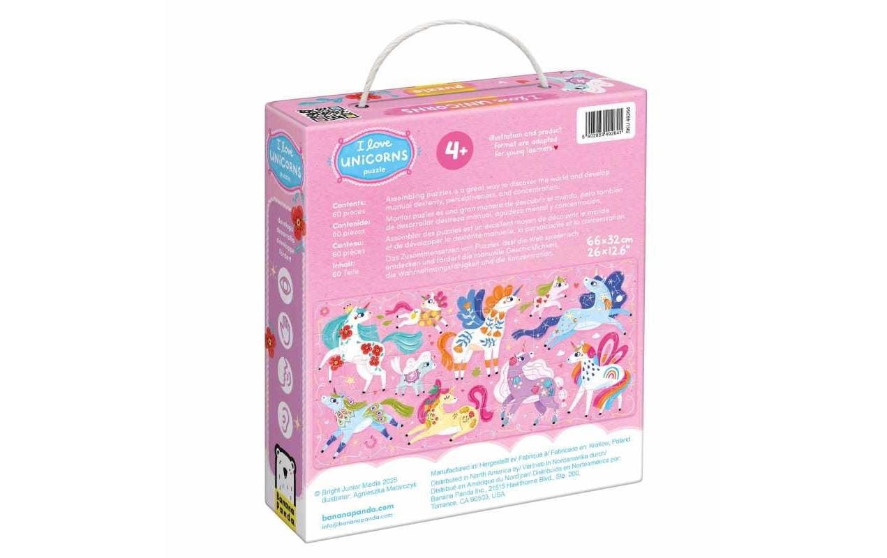 Banana panda I Love Unicorns – Logikspiel, ab 4 Jahren, mehrsprachig