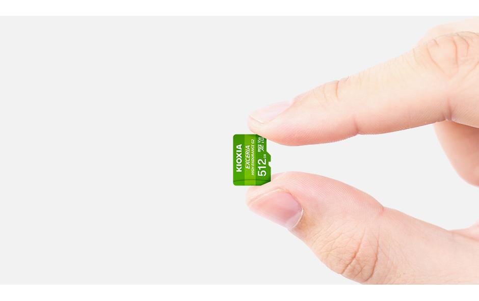 Kioxia EXC HIGH END G2 microSDHC 32 GB – UHS-I, U3, A1, 100/50 MB/s, inkl. SD-Adapter