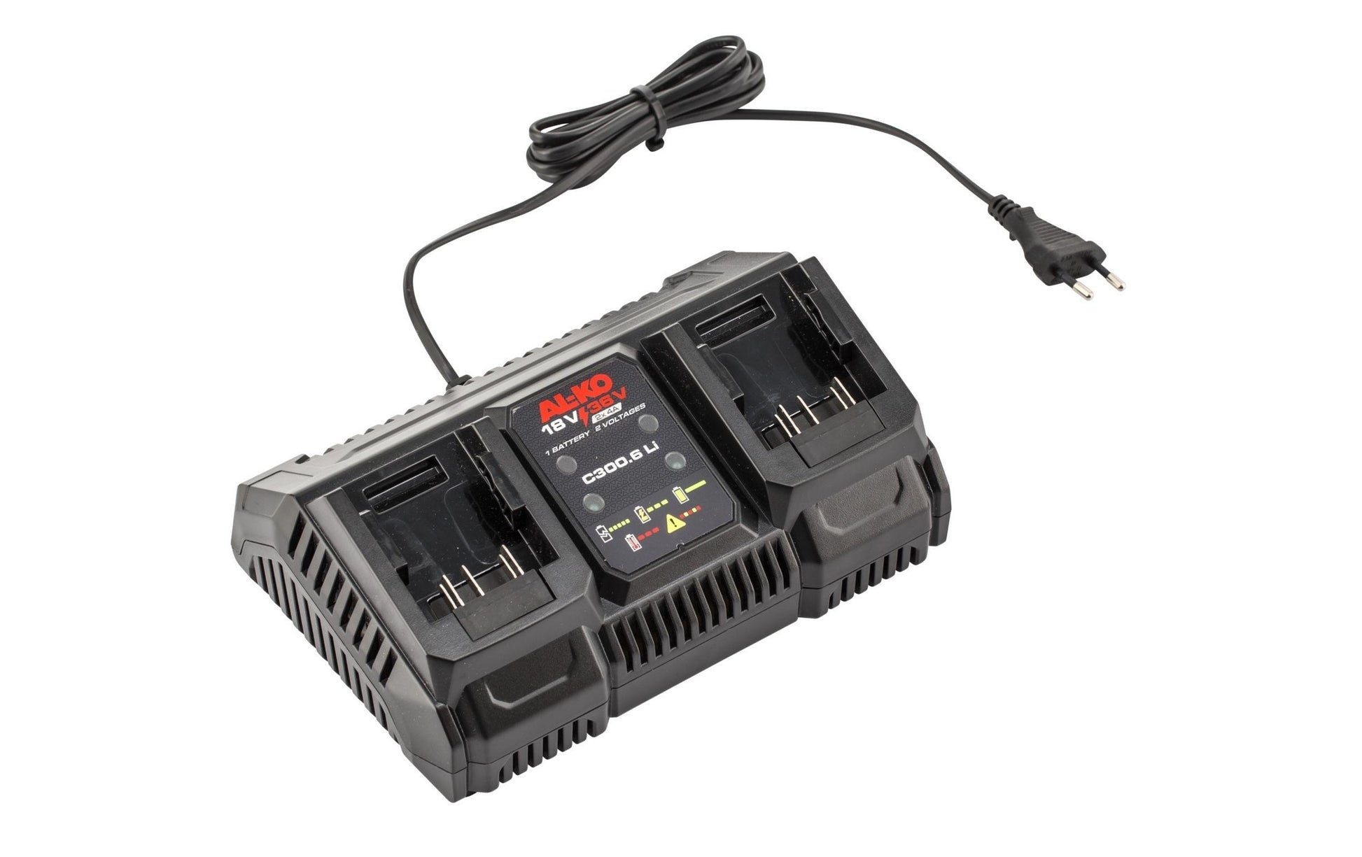 AL-KO C300.6 Li Doppelladegerät 2×4 A – 36 V – Li-Ion – für AL-KO ENERGY FLEX 18/36 V