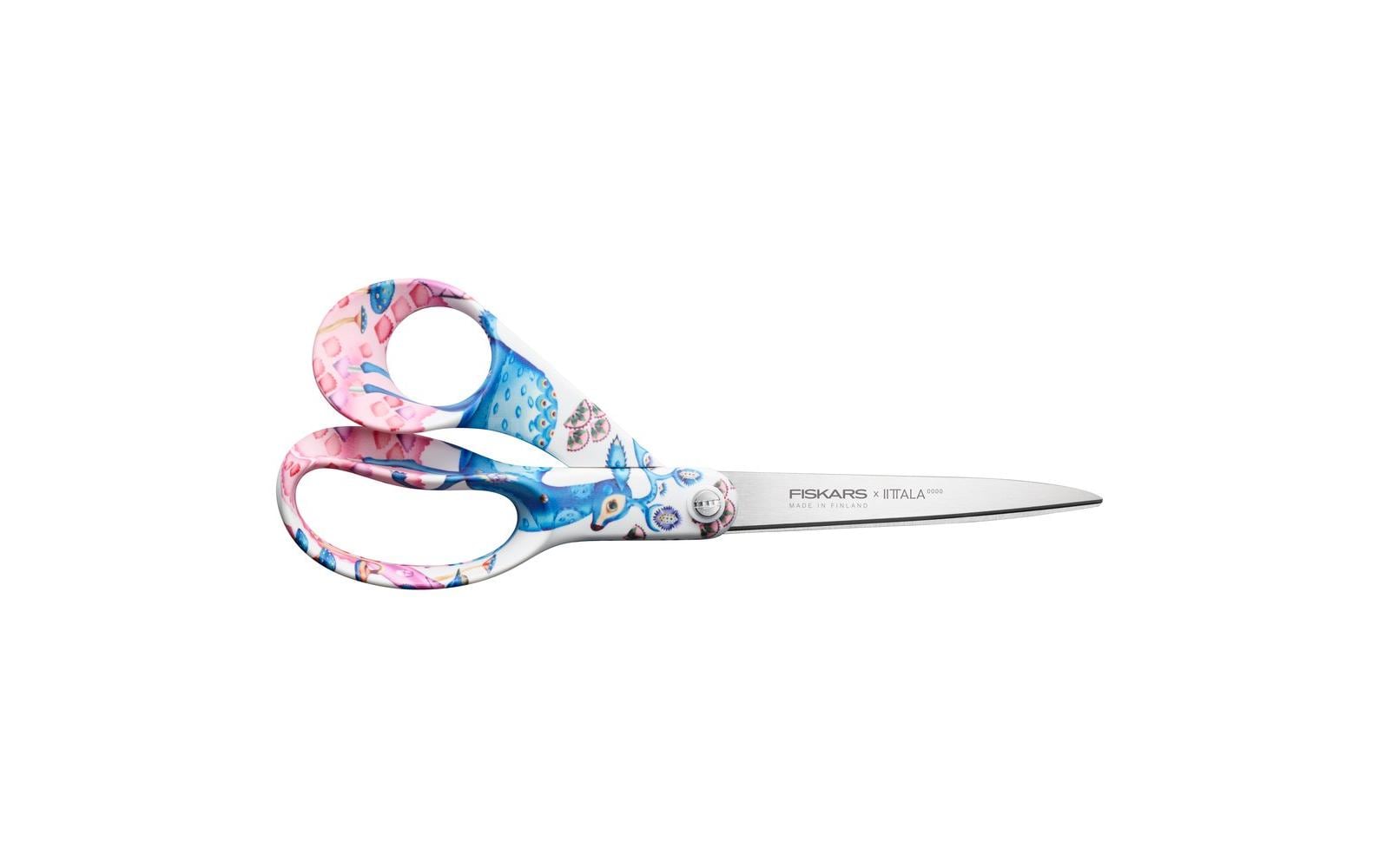 Fiskars Schere 21,0 cm, für Rechtshänder – Edelstahl, Rosa