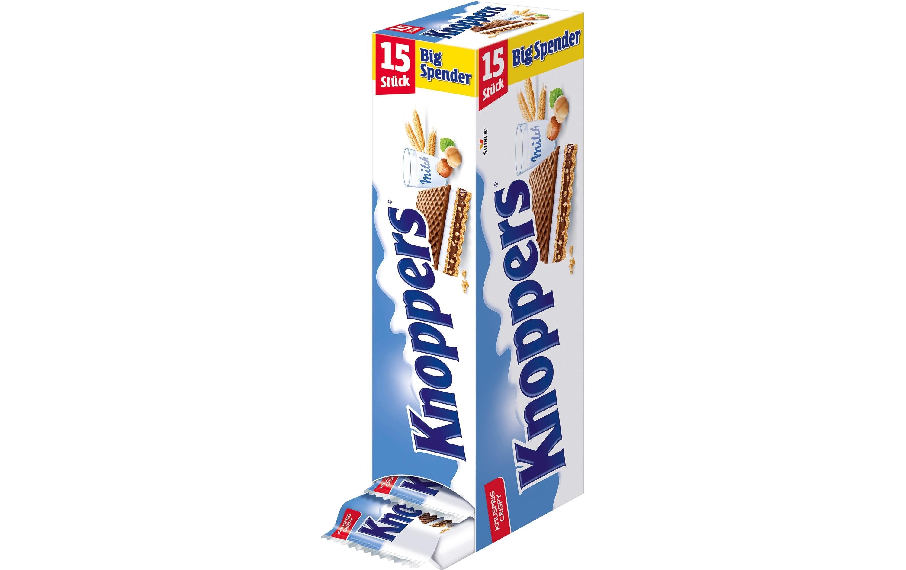 Storck Knoppers Big Spender Waffelgebäck – 15 × 25 g