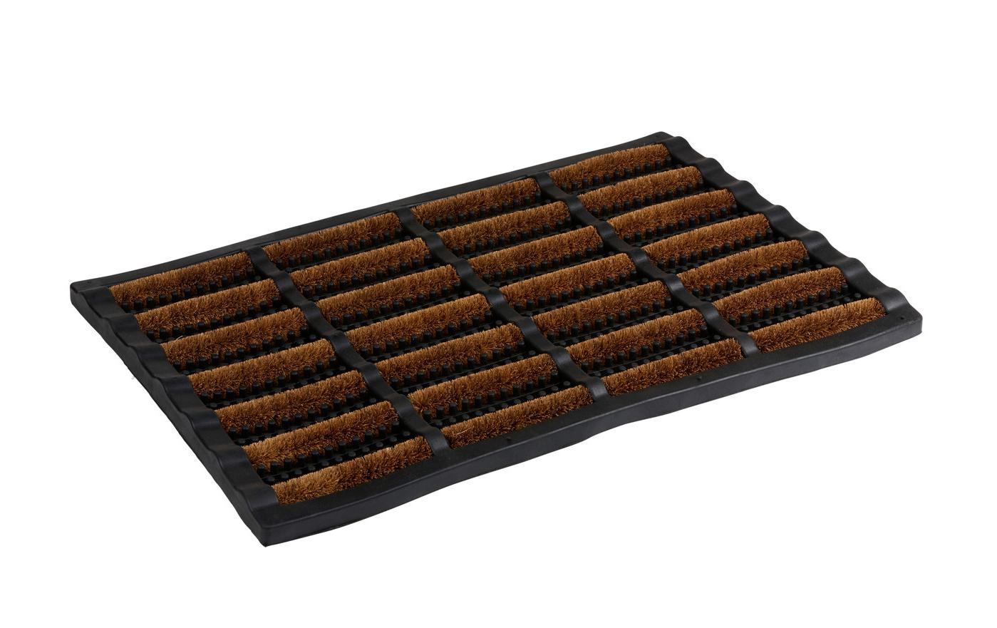 Arti casa Fussmatte – 40 × 60 cm, 3 cm, schwarz