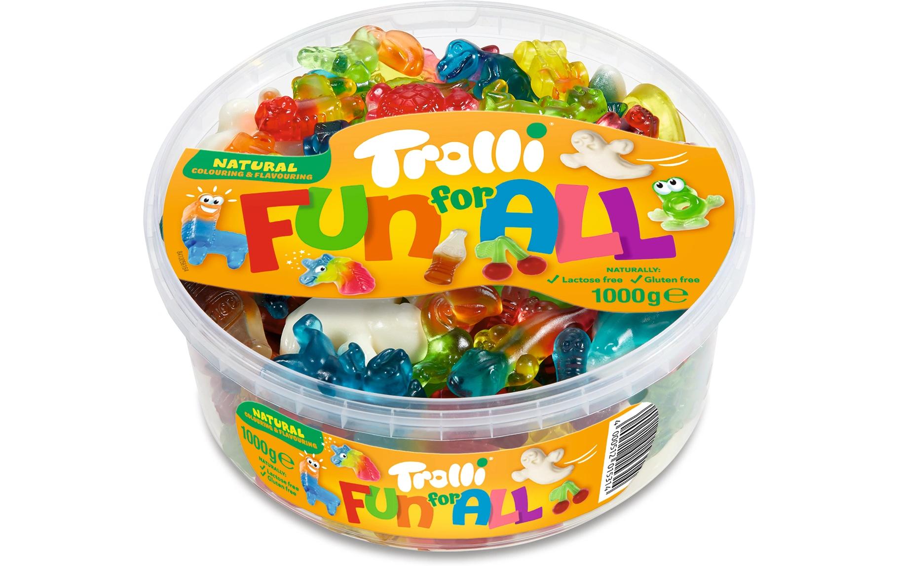 Trolli Fun For All Gummibonbons – glutenfrei – 1 kg