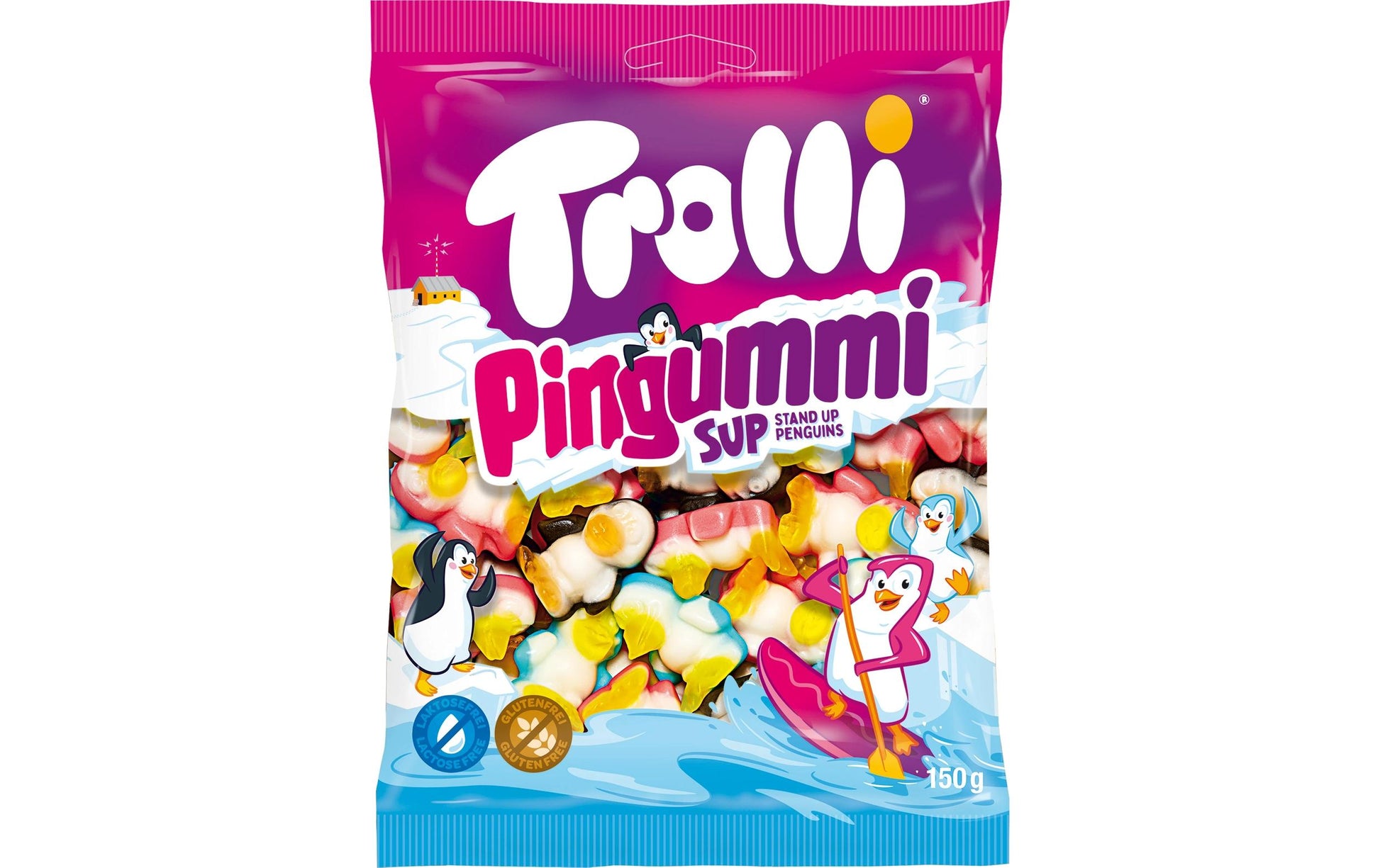 Trolli Pingummi Gummibonbons – glutenfrei – 150 g