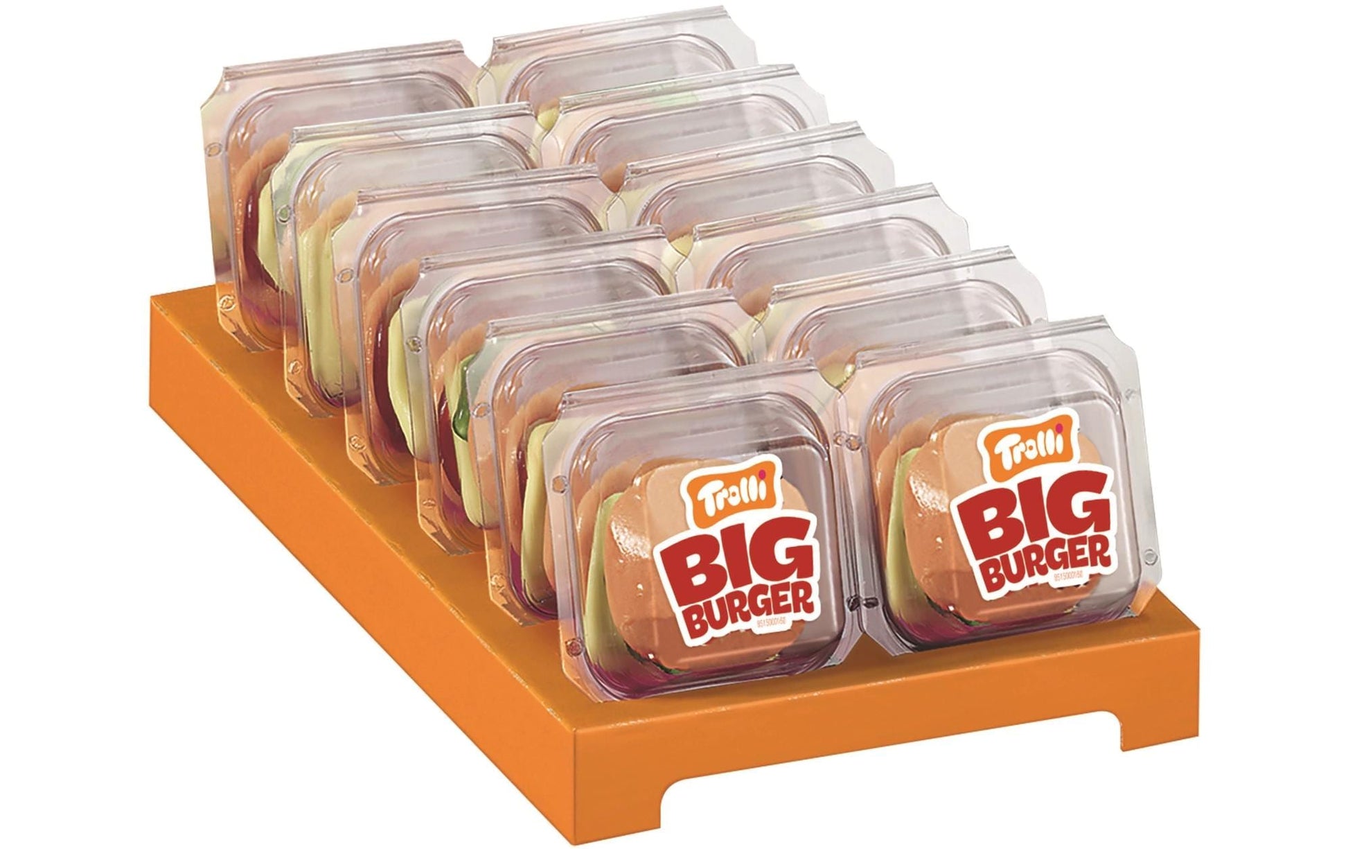 Trolli Riesen Burger Gummibonbons – 12 × 50 g