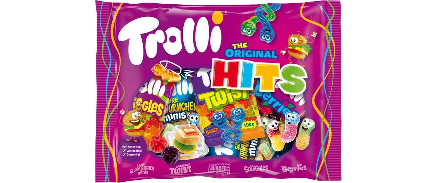 Trolli The Original Hits – Gummibonbons, glutenfrei – 200 g