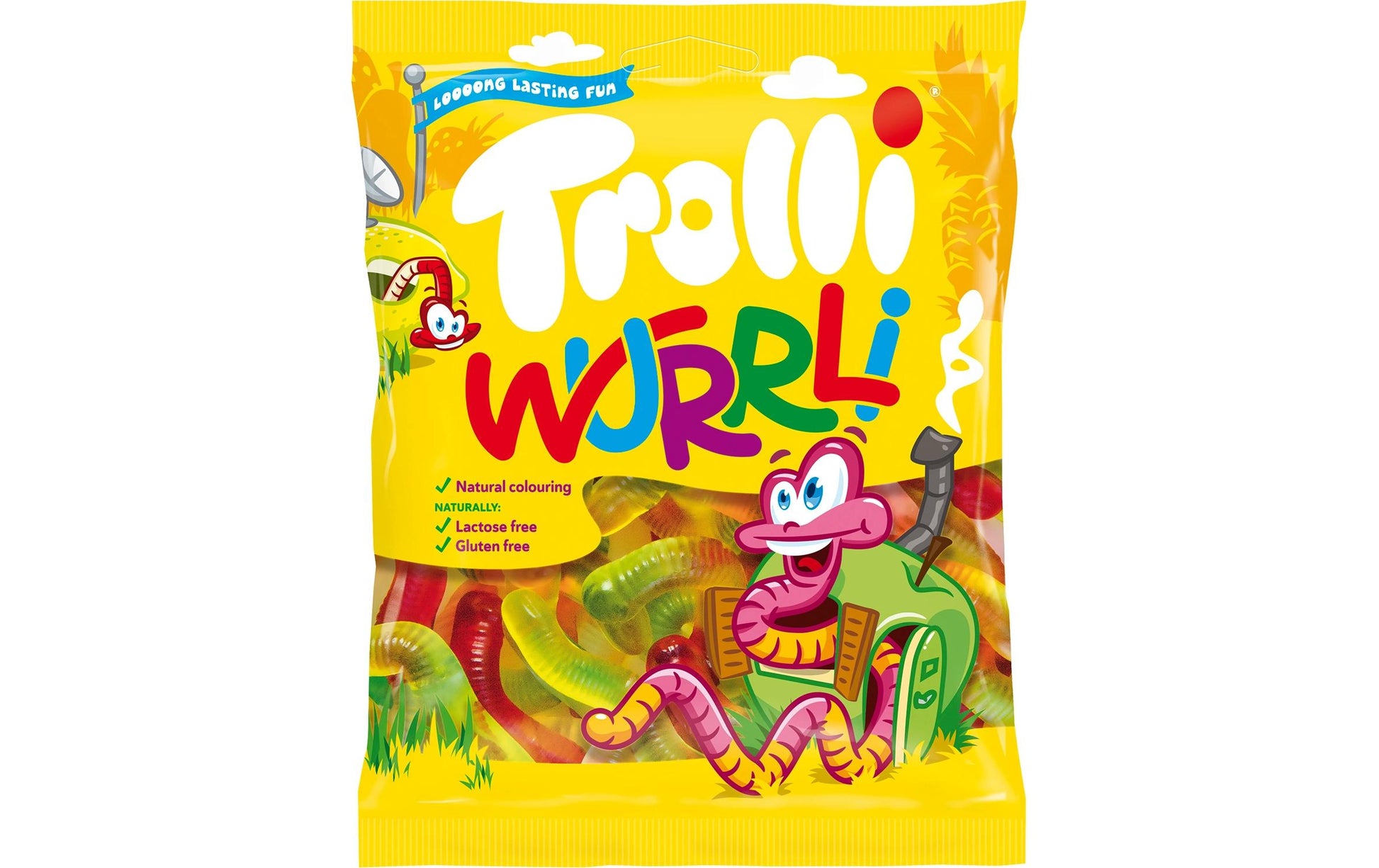 Trolli Wurrli Gummibonbons, glutenfrei – 100 g