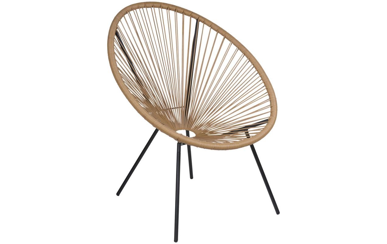 Arti Casa Outdoor-Stuhl – B 74 × H 86 cm – Metall, Beige