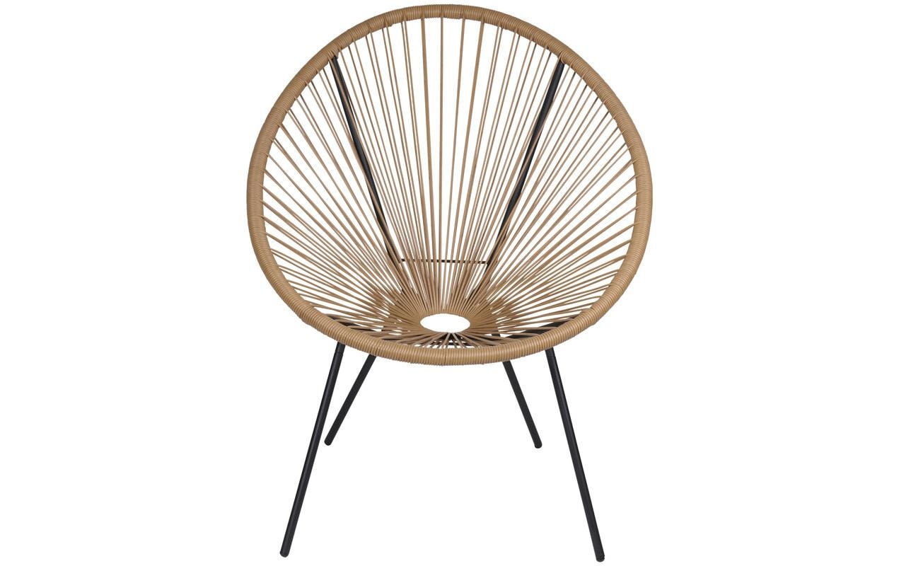 Arti Casa Outdoor-Stuhl – B 74 × H 86 cm – Metall, Beige