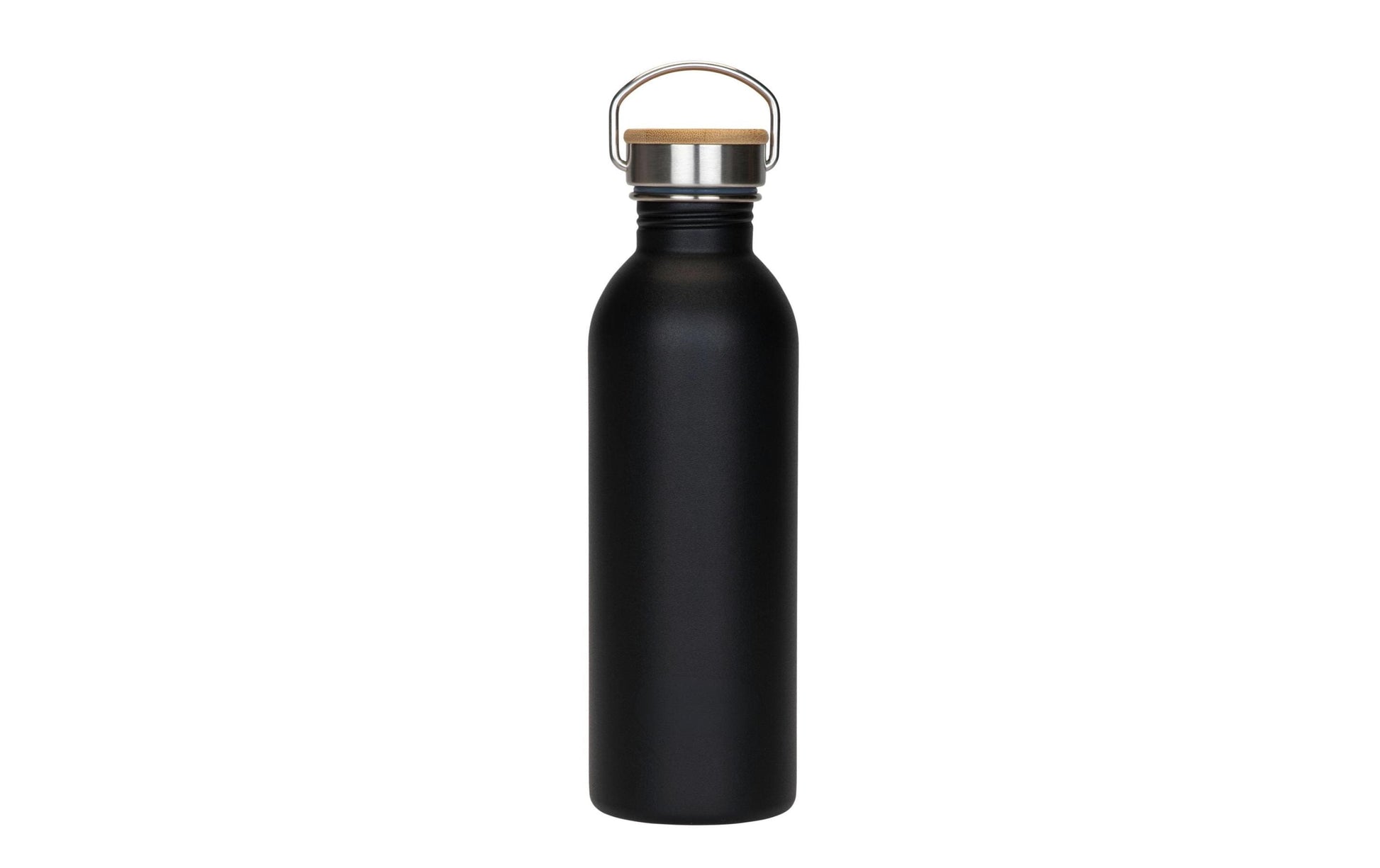 Koor Nero Lengo Trinkflasche 1 l – Edelstahl, Schraubverschluss, Schwarz