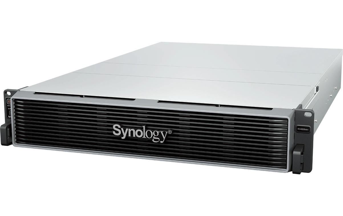 Synology RS4826xs+ – 12-Bay Rack NAS – Intel Xeon, 8 Kerne, 16 GB RAM, 10GbE, für 2,5"/3,5"