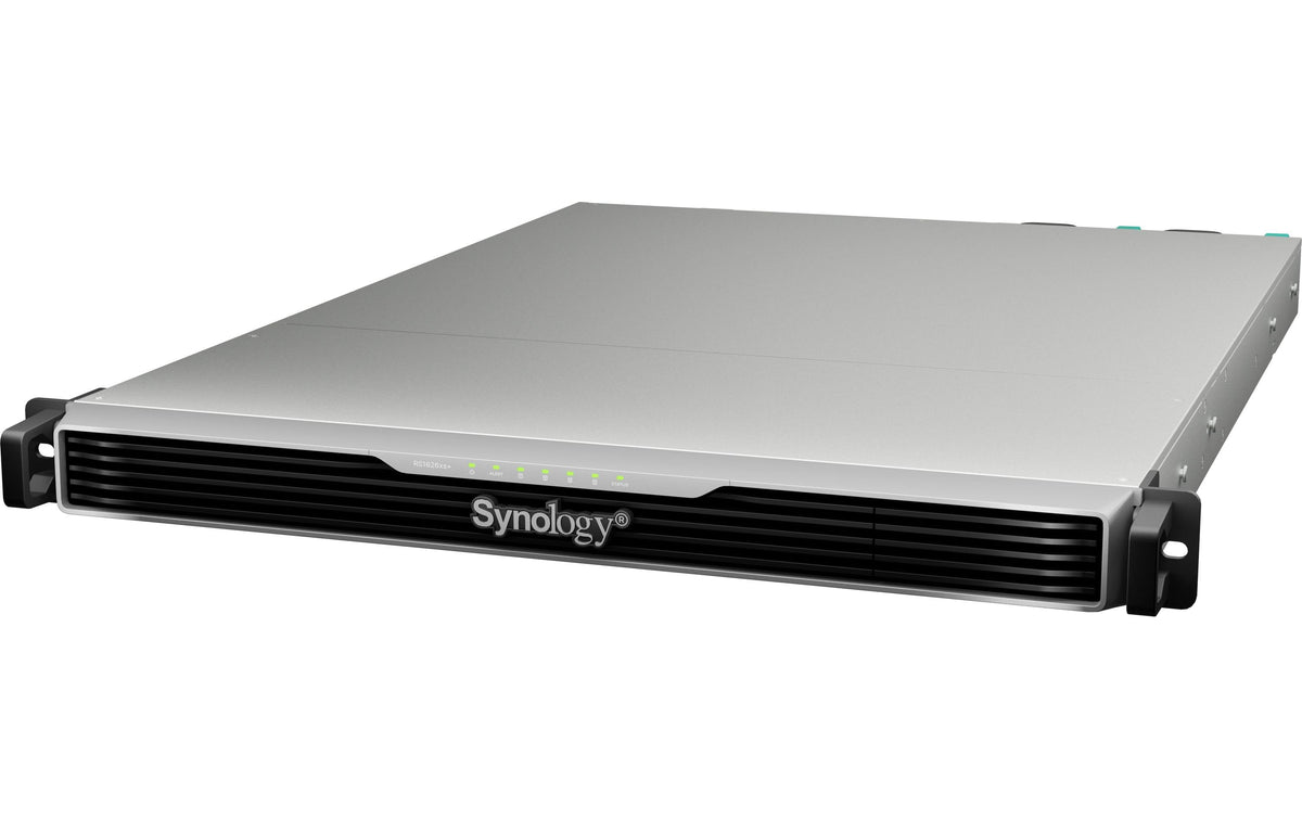 Synology RS1626xs+ – 4-Bay Rack NAS – Intel Xeon, 6-Kern, 2,9 GHz, 16 GB RAM, 10GbE, für 2,5"/3,5", 2×M.2