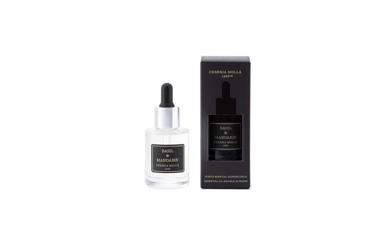 Cerería mollá Basilikum, Kardamom, Mandarine – Duftöl, 30 ml, für Keramikbrenner, elektrische Diffusoren