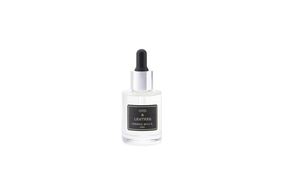 Cerería mollá Oud & Leather – Duftöl, 30 ml, für elektrische Diffusoren und Keramik-Brenner von Cerería Mollá