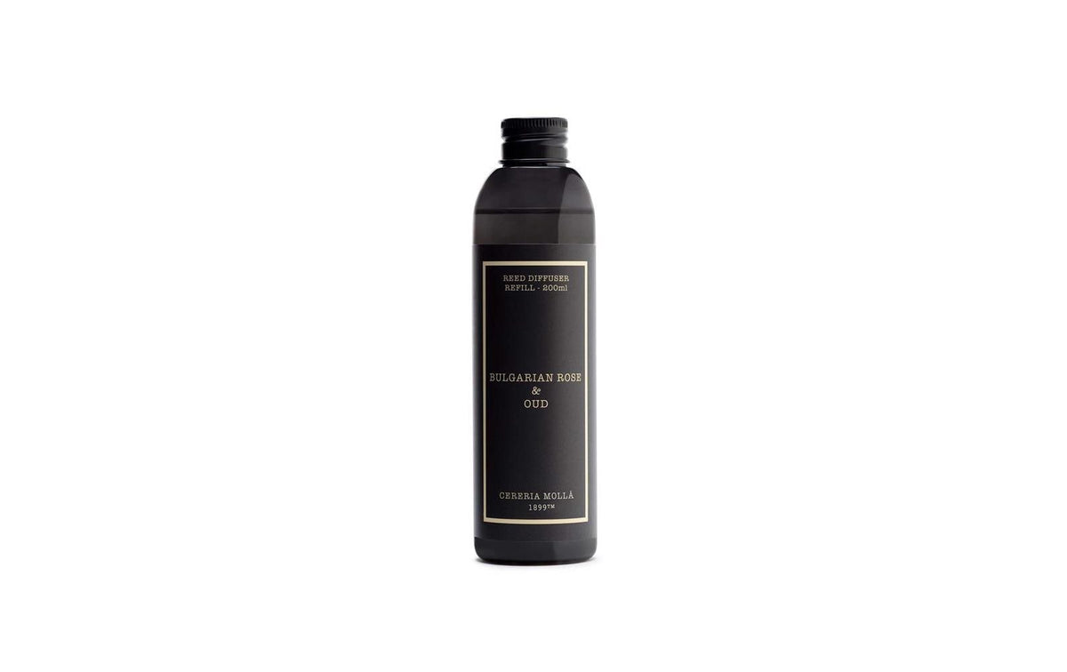 Cerería mollá Nachfüllung für Duftstäbchen, Bulgarian Rose & Oud, 200 ml