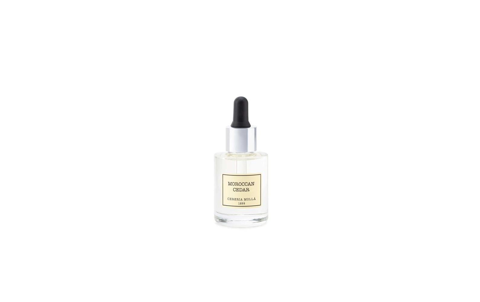 Cerería mollá Moroccan Cedar – Duftöl, 30 ml, für Keramik-Kerzenbrenner und elektrischen Diffusor