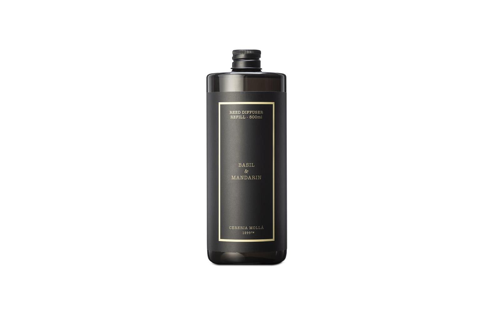 Cerería mollá Nachfüllung für Duftstäbchen, Basilikum & Mandarine, 500 ml