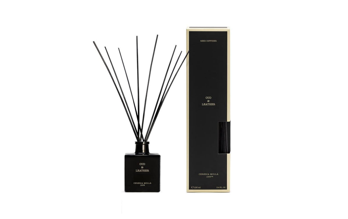 Cerería mollá Oud & Leather – Duftstäbchen, 100 ml