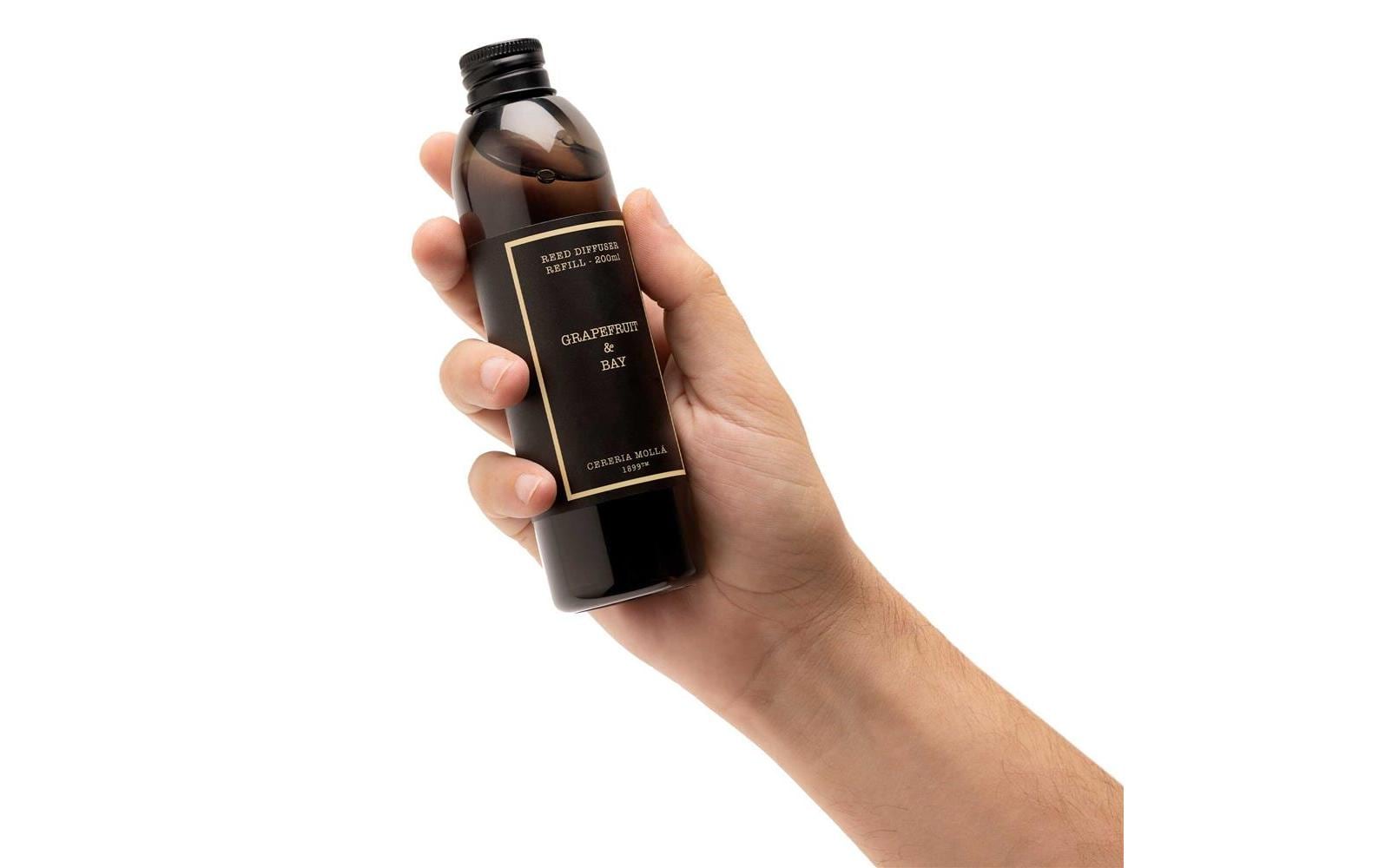 Cerería mollá Nachfüllung für Duftstäbchen, Grapefruit & Bay, 200 ml