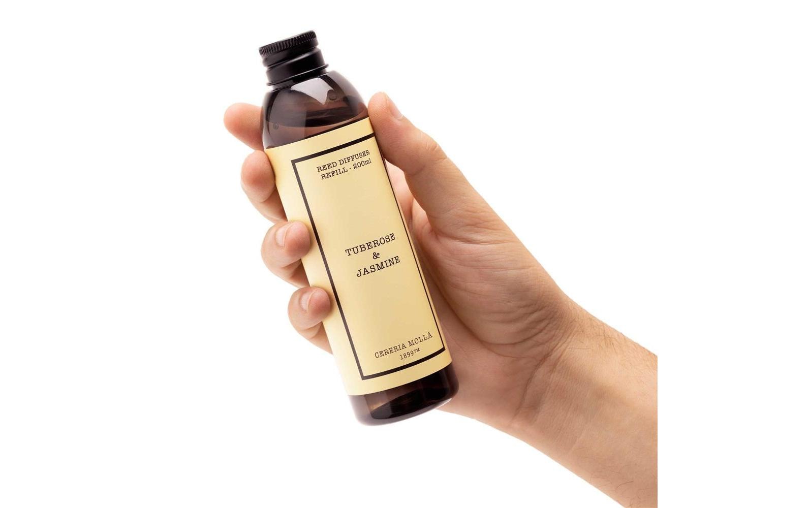 Cerería mollá Nachfüllung für Duftstäbchen, Tuberose & Jasmin, 200 ml