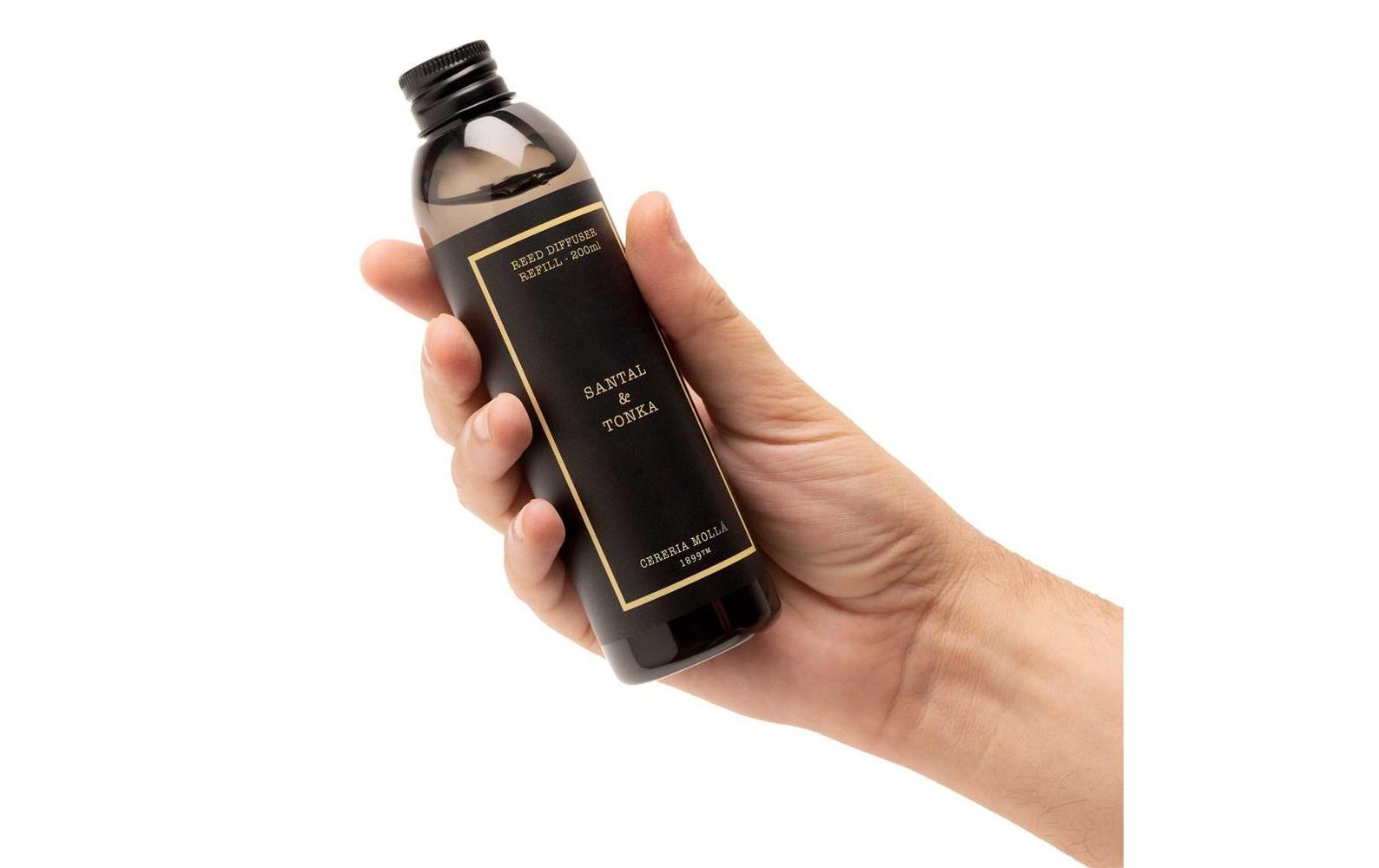 Cerería mollá Nachfüllung für Duftstäbchen, Santal & Tonka, 200 ml