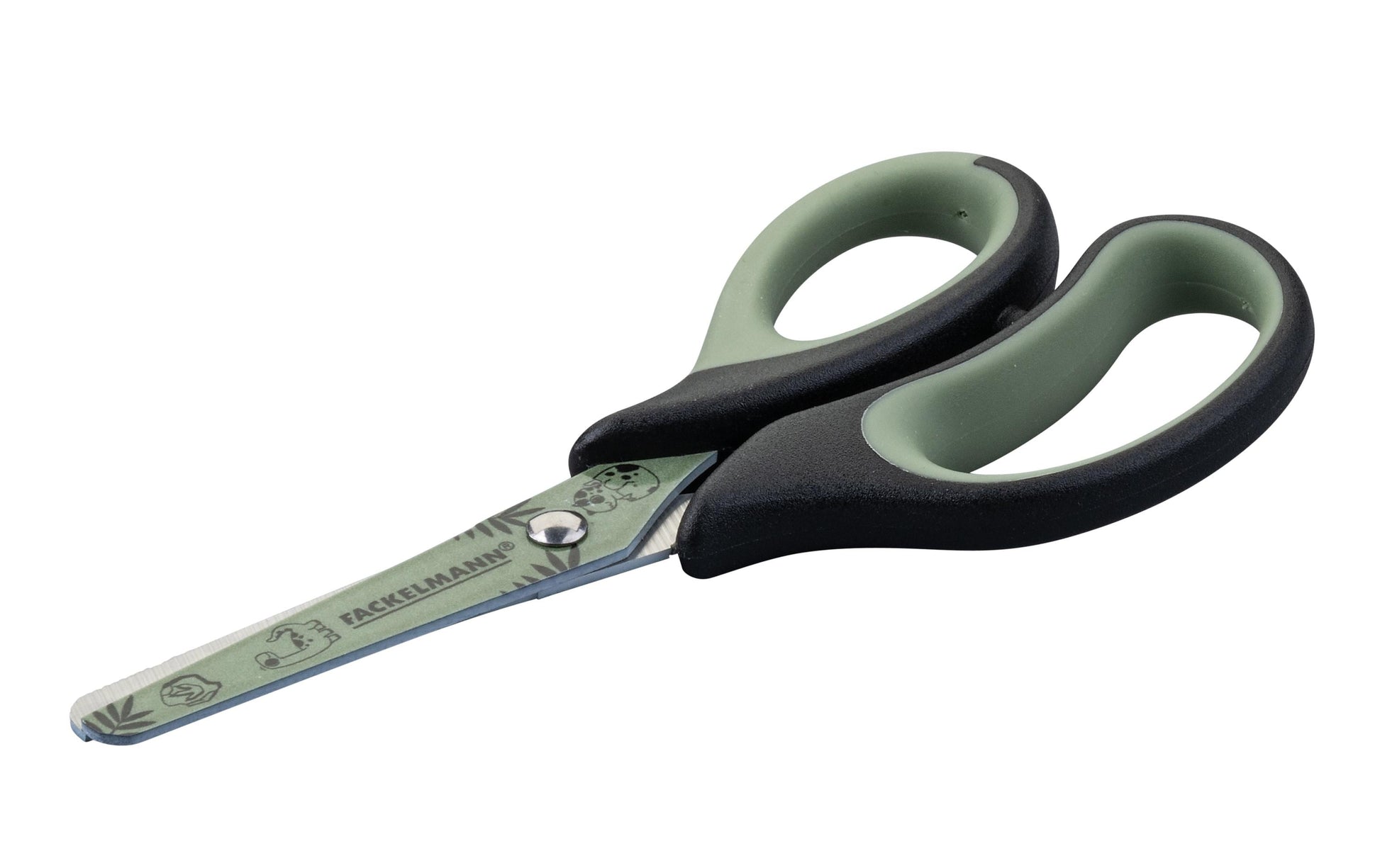 Fackelmann Küchenschere 13,5 cm, Edelstahl/Polypropylen (PP), Grün