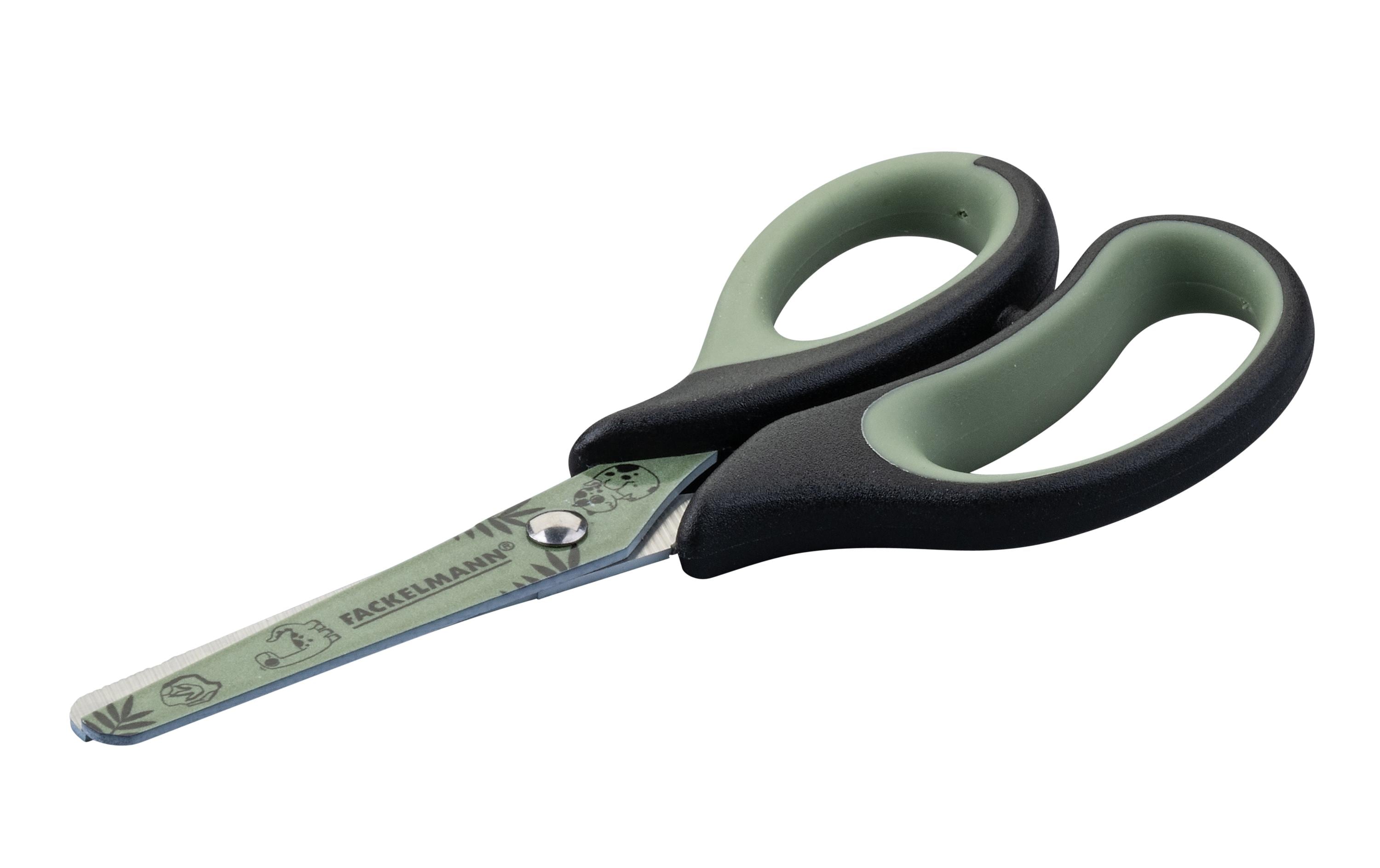 Fackelmann Küchenschere 13,5 cm, Edelstahl/Polypropylen (PP), Grün