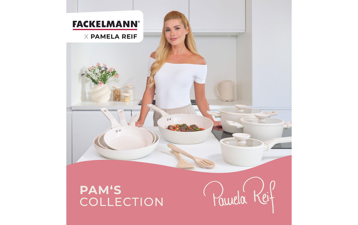 Fackelmann Pamela Reif – Kochlöffel, 28 × 6,2 × 2 cm, Buchenholz, Hellbraun