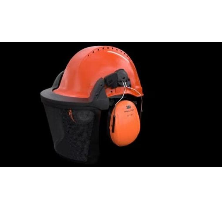 Command Schutzhelm-Kombi-Set G3000CUVFORESTC1 – Orange, 53–62 cm