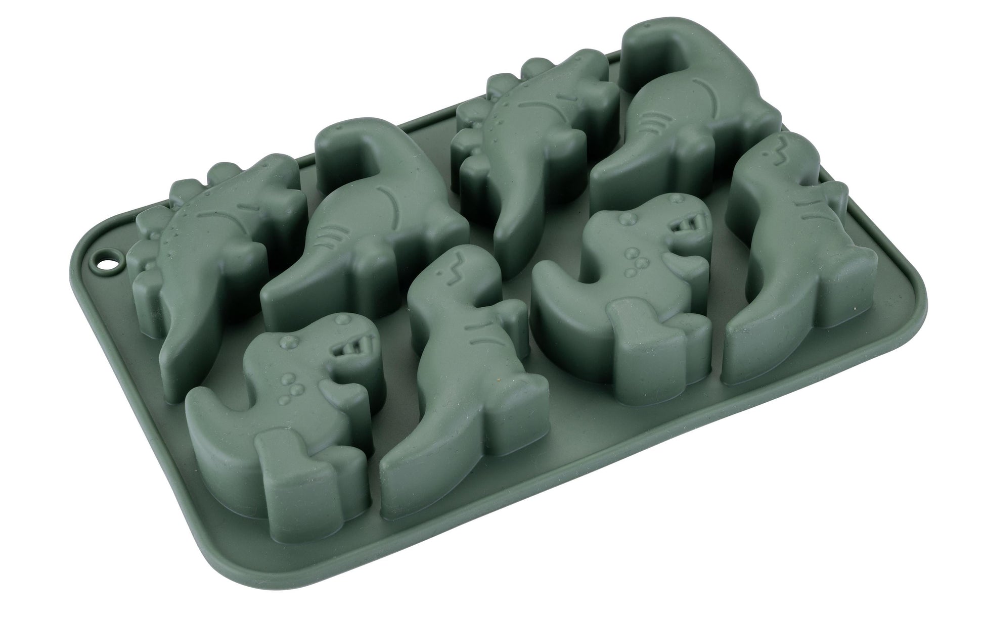 Fackelmann Eiswürfelform 8er, 12,6 × 18,8 × 2,3 cm, Silikon, Hellgrün
