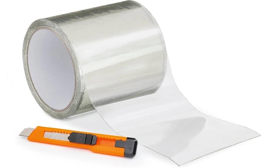 Easymaxx Reparaturband – 100 mm × 3 m, transparent, PET/PVC, wasserfest
