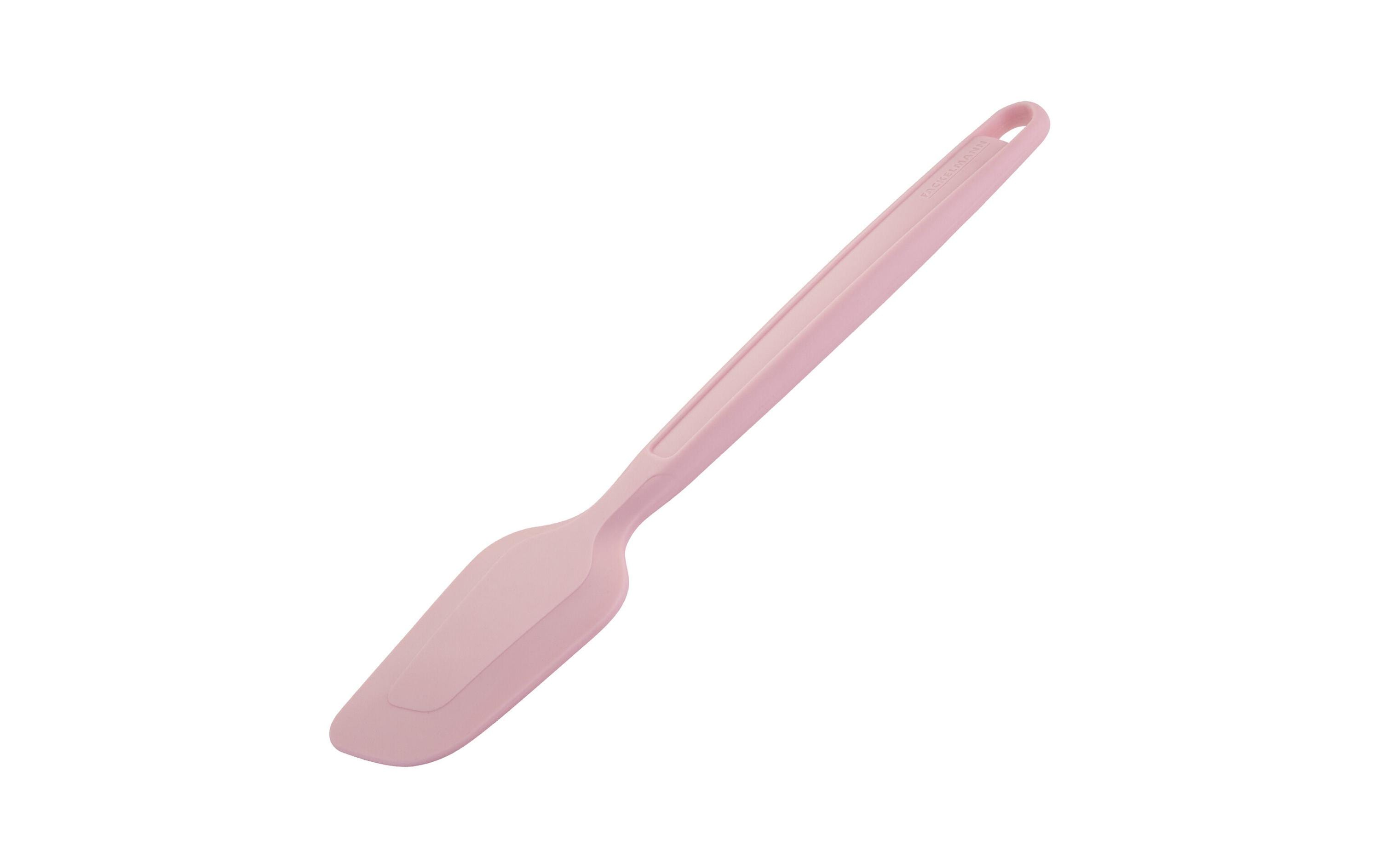 Fackelmann Teigschaber 5,8 × 28 × 1 cm, Silikon, Rosa, spülmaschinenfest