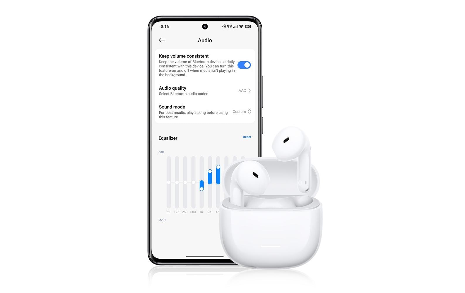Xiaomi Redmi Buds 8 Active TWS In-Ear – BT 5.4, mit Ladecase, Weiss