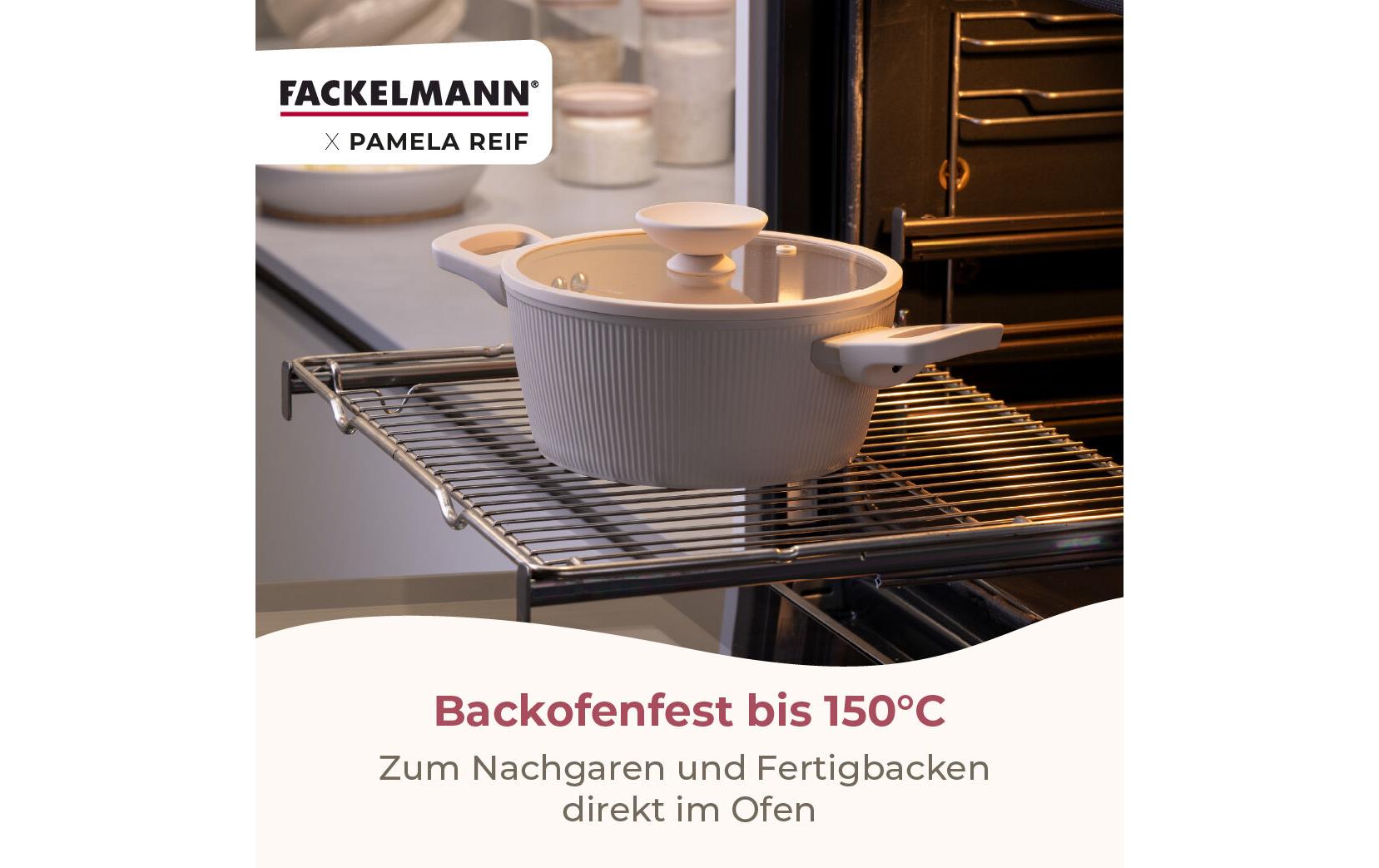 Fackelmann Kochtopf – 2,5 l, Ø 20 cm, Aluminium, für Induktion, Gas, Glaskeramik und mehr