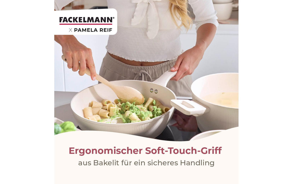 Fackelmann Kochtopf – 5,2 l, Ø 24 cm, Recycling-Aluminium, für Induktion, Gas, Glaskeramik und mehr