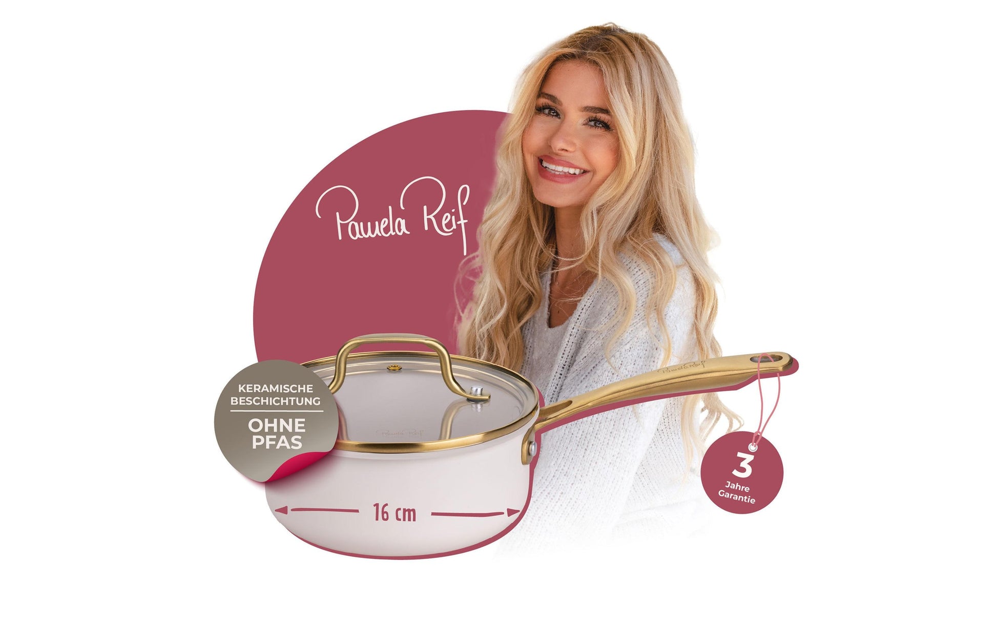 Fackelmann Kochtopf – 1,2 l, Ø 16 cm, Aluminium, für Induktion, Gas, Glaskeramik u. a.
