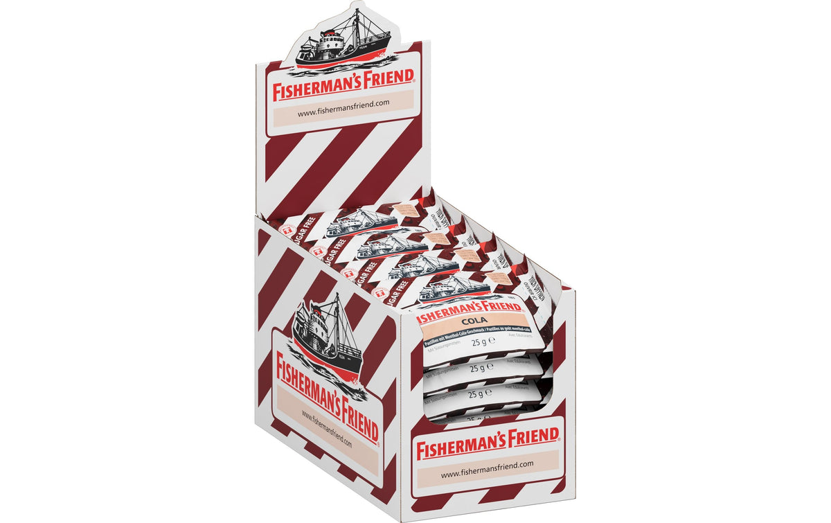 Fisherman-s Friend Fisherman's Friend Lutschbonbons – Cola, zuckerfrei – 24 × 25 g