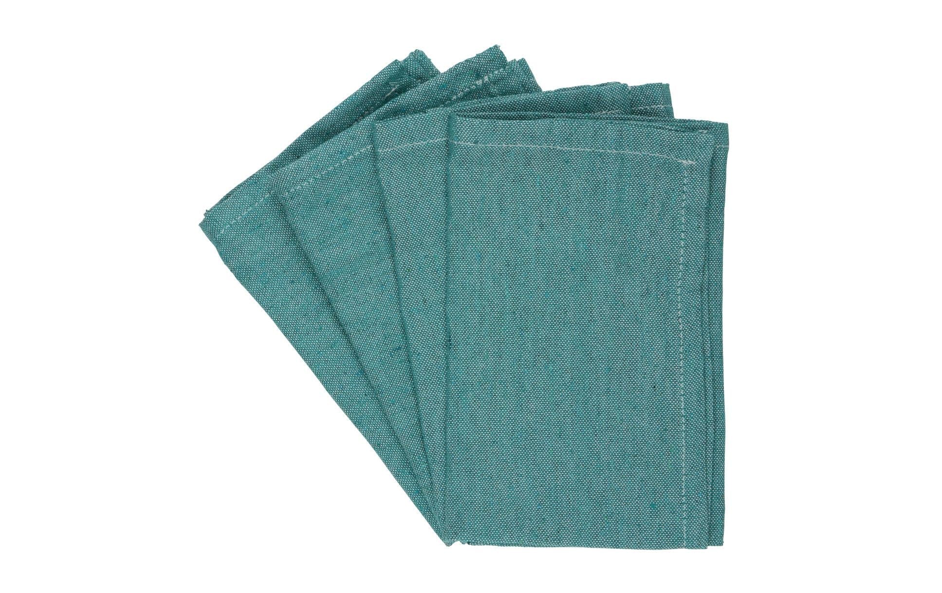 Arti Casa Stoffserviette Blau – 35 × 35 cm, Baumwolle – 4er-Set