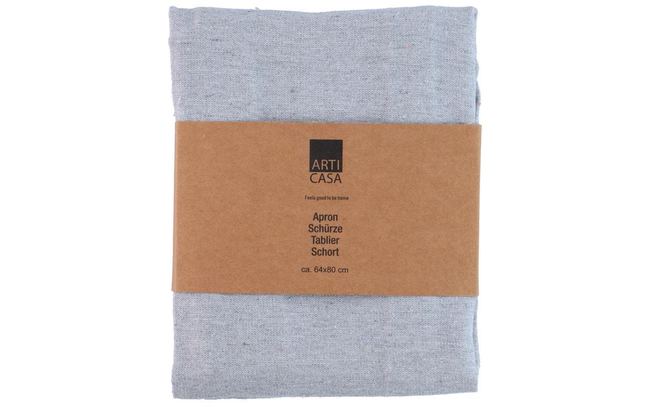 Arti Casa – Kochschürze 64 × 80 cm, Polyester (PES), Grau