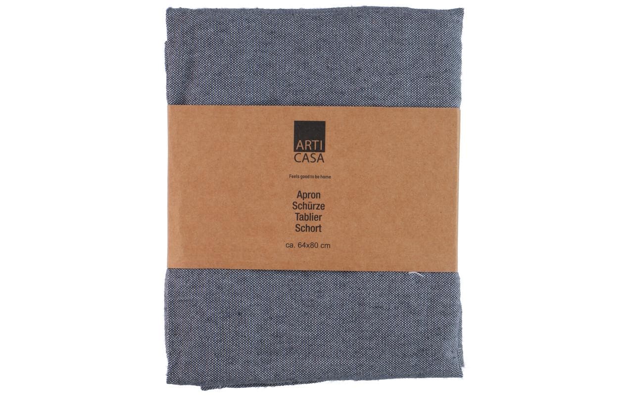 Arti Casa – Kochschürze 64 × 80 cm, Polyester (PES), Dunkelgrau