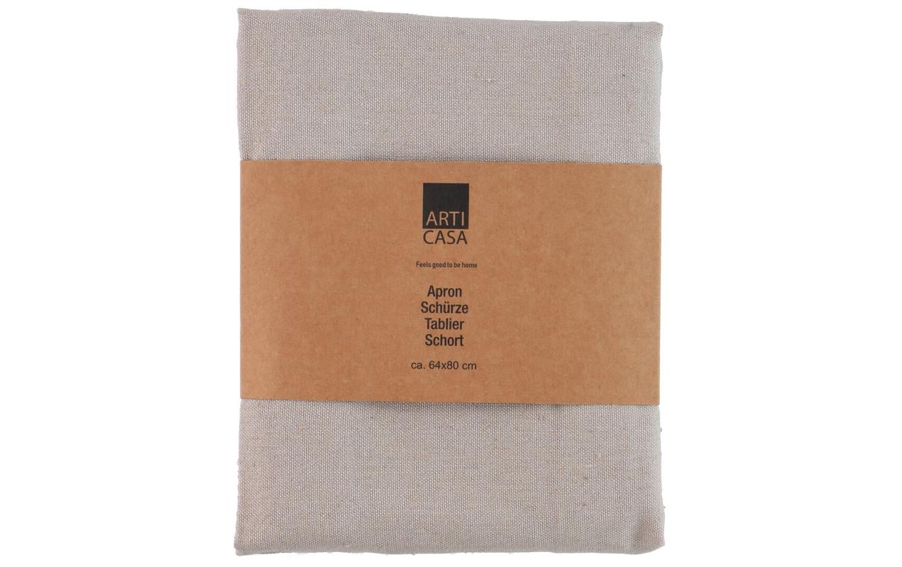 Arti Casa – Kochschürze 64 × 80 cm, Baumwolle, Beige
