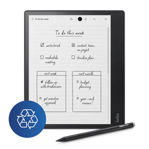 Rakuten Kobo Kobo Elipsa 2E Schwarz – 10,3" E Ink Carta, 32 GB, mit Stylus