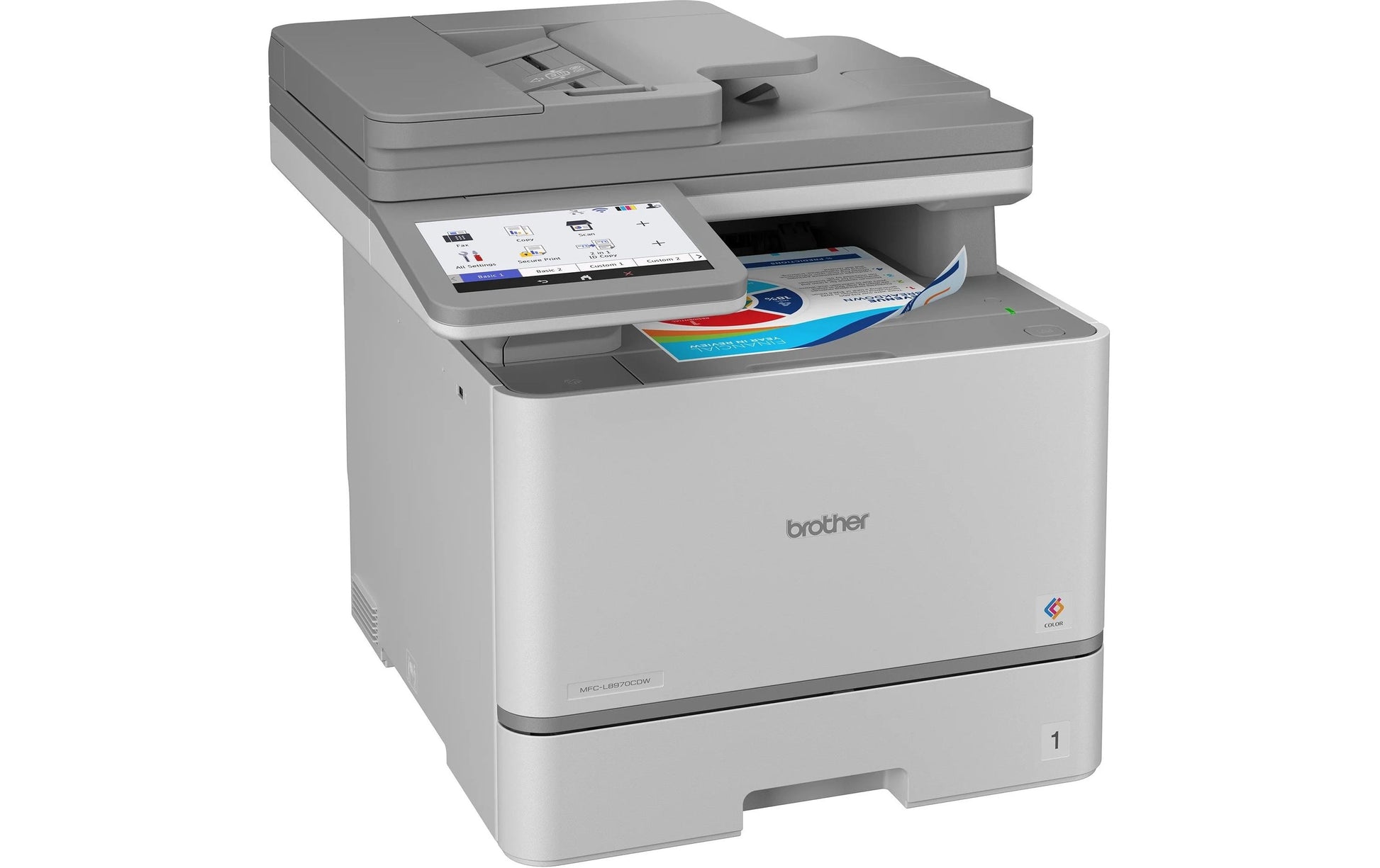 Brother MFC-L8970CDW – Farblaser-Multifunktionsdrucker, A4, 4-in-1, Duplex, ADF, WLAN/LAN, Touchscreen
