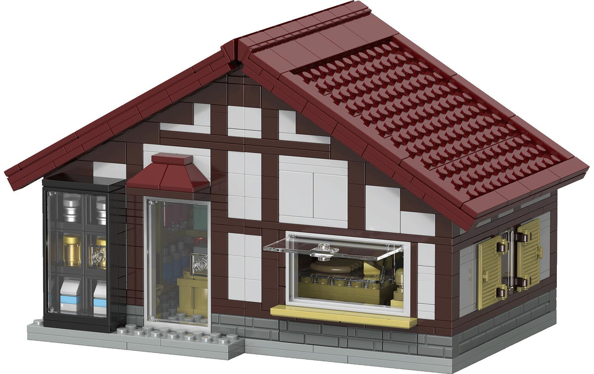 BRIXIES Plus Hofladen Baustein-Set – 865-teilig – 22,1×13,5×14,5 cm – ab 8 Jahren – Kunststoff – mehrfarbig