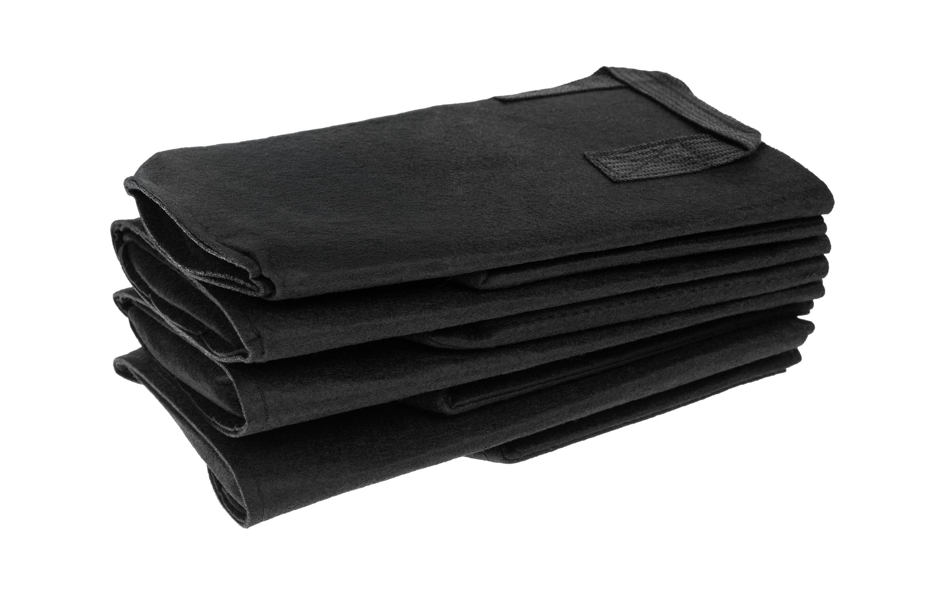 Struct Pflanzentasche – Ø 30 × 25 cm – Filz, Grau – 4-teilig